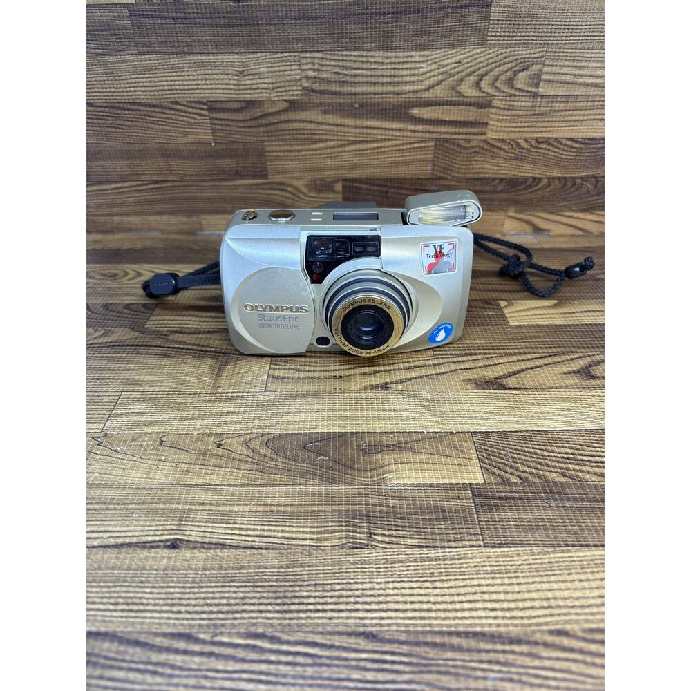Olympus Stylus Epic Zoom 170 35mm Point & Shoot Film Camera Working